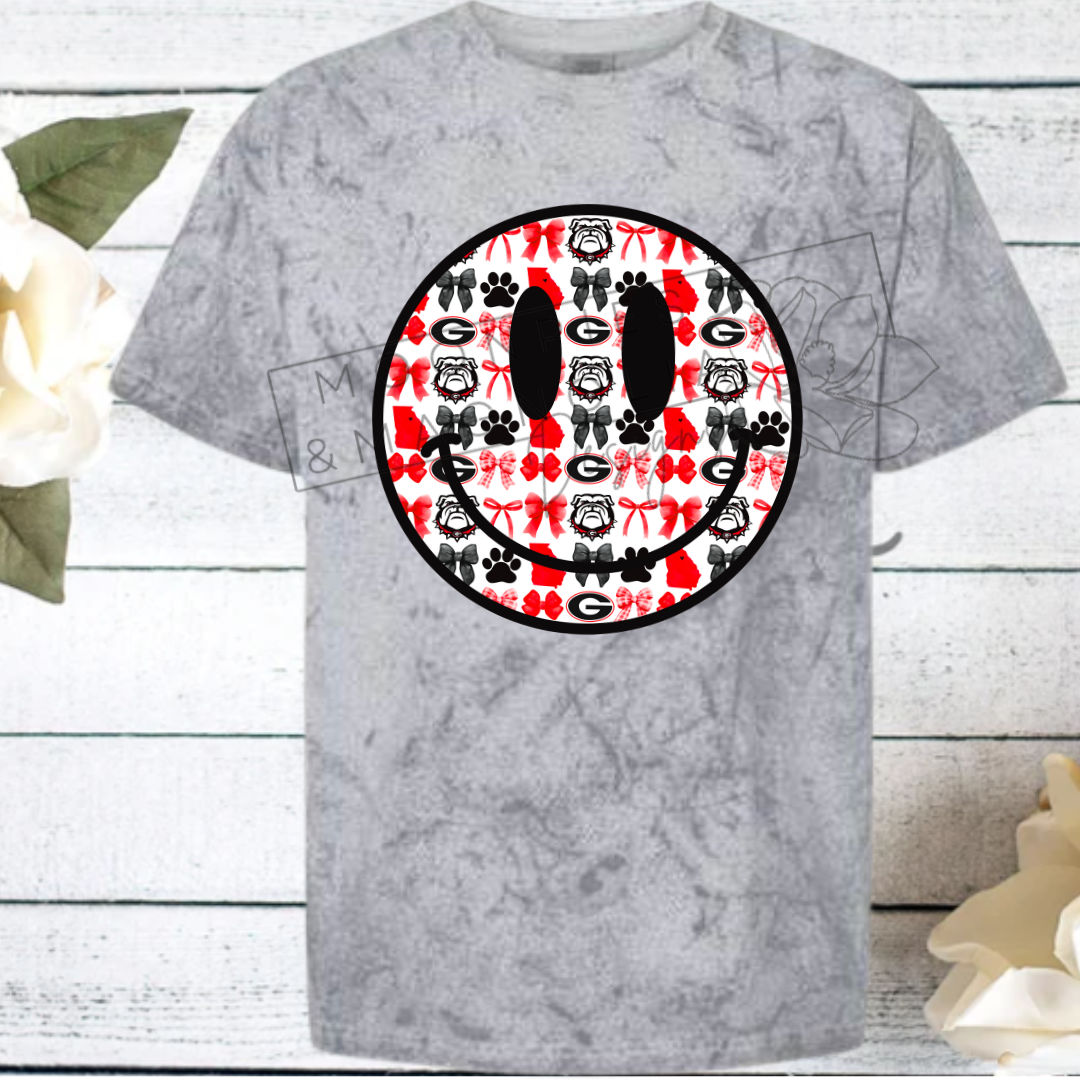 GEORGIA SMILEY FACE COMFORT COLOR SHIRT