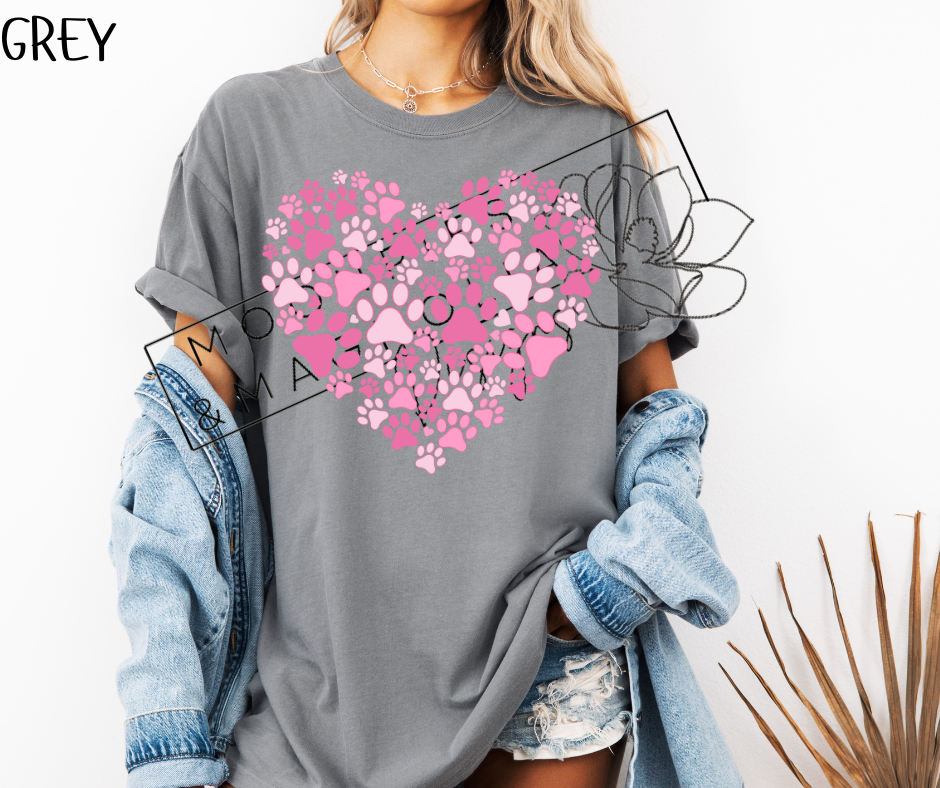 PAW PRINT HEARTS