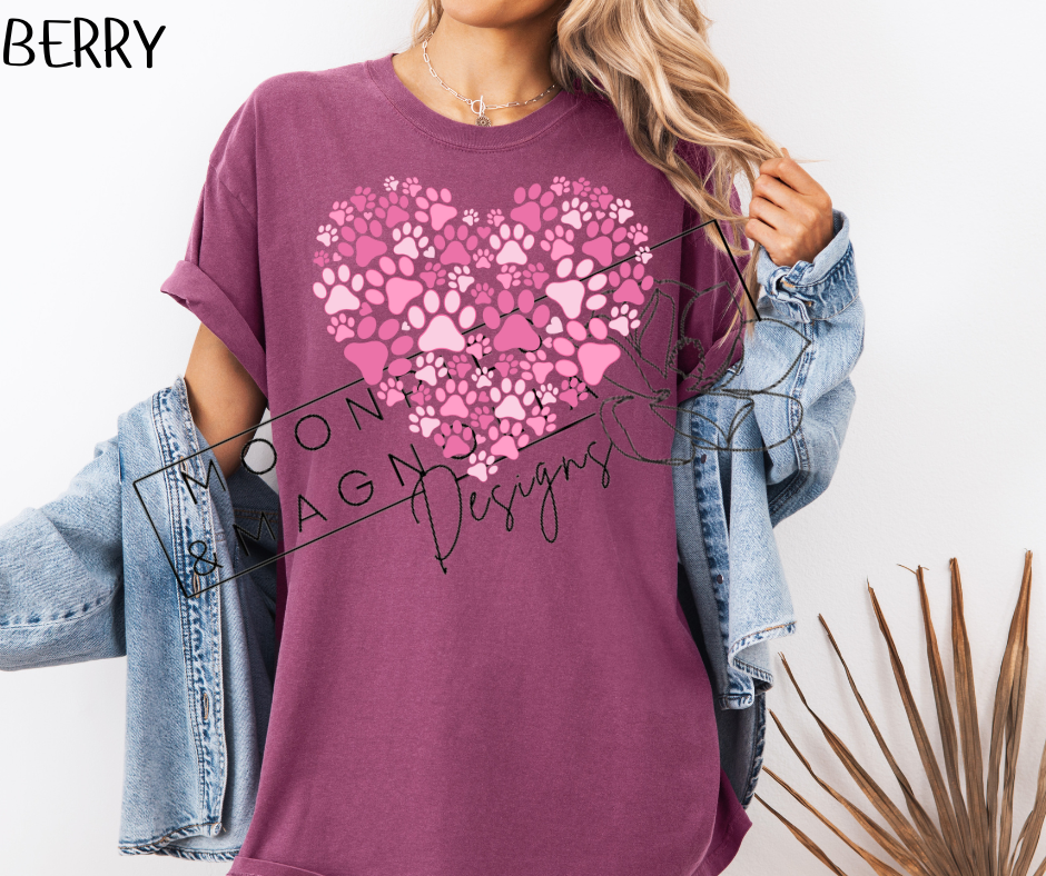 PAW PRINT HEARTS