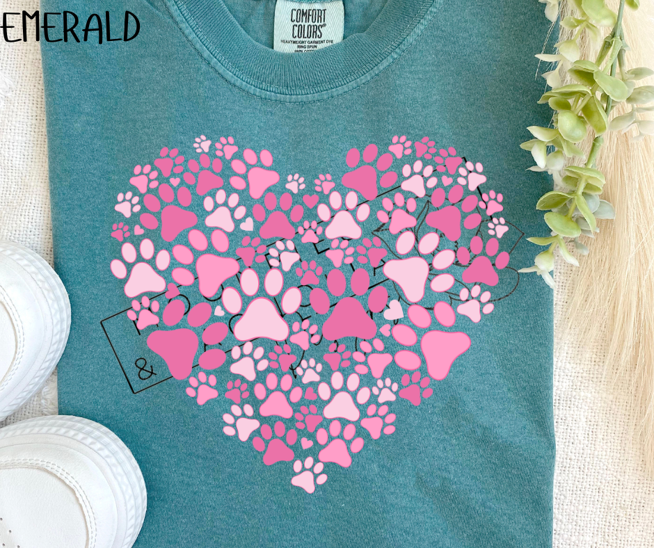 PAW PRINT HEARTS