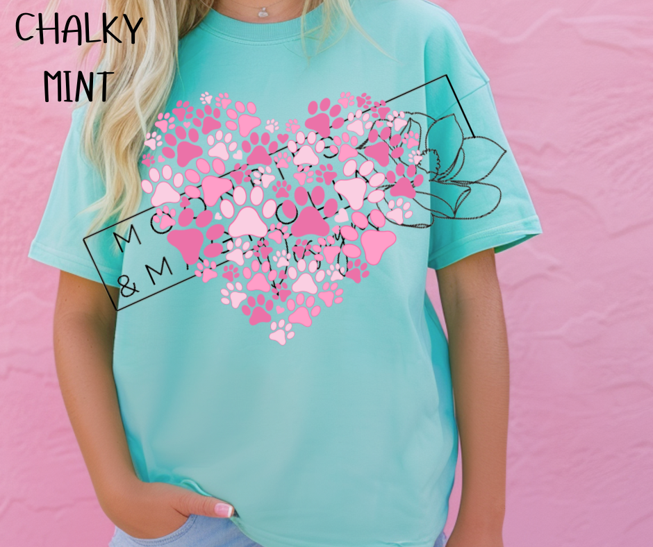 PAW PRINT HEARTS