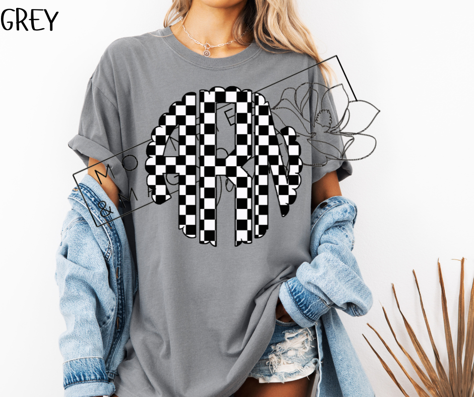 CHECKERED MONOGRAM CC SHIRTS