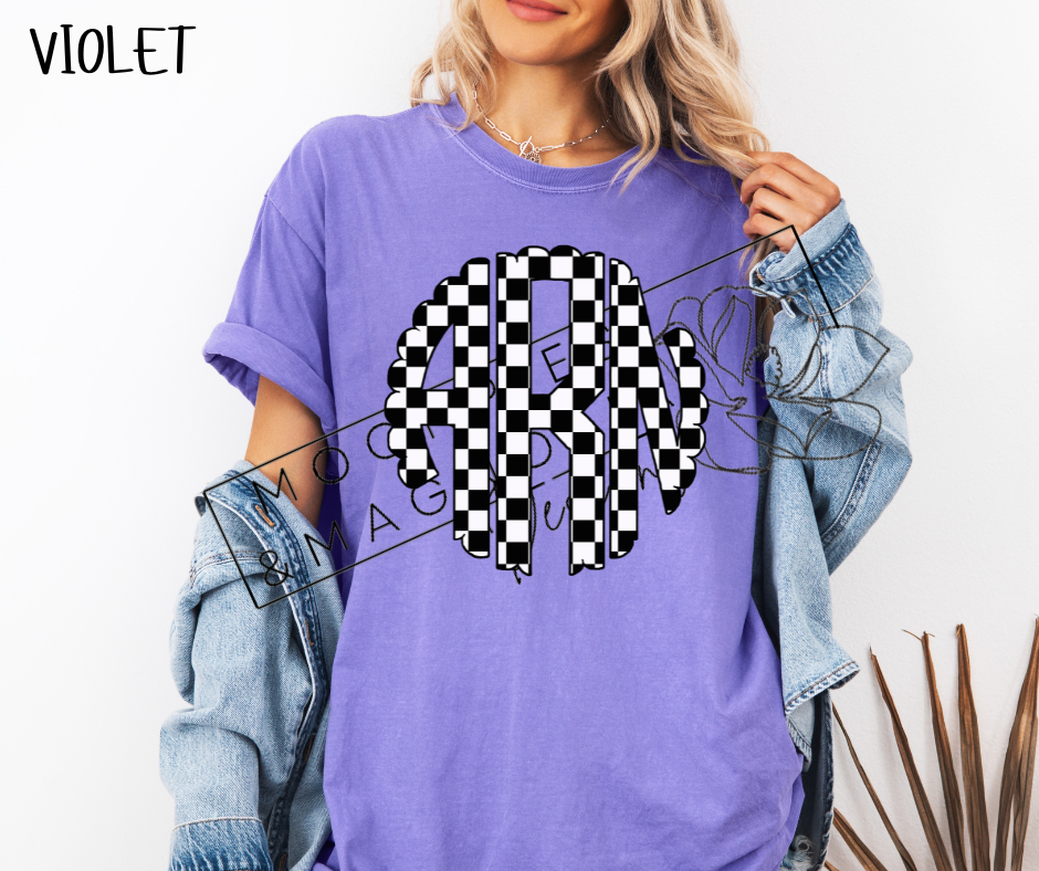 CHECKERED MONOGRAM CC SHIRTS