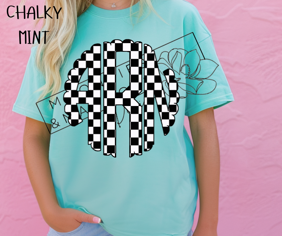 CHECKERED MONOGRAM CC SHIRTS