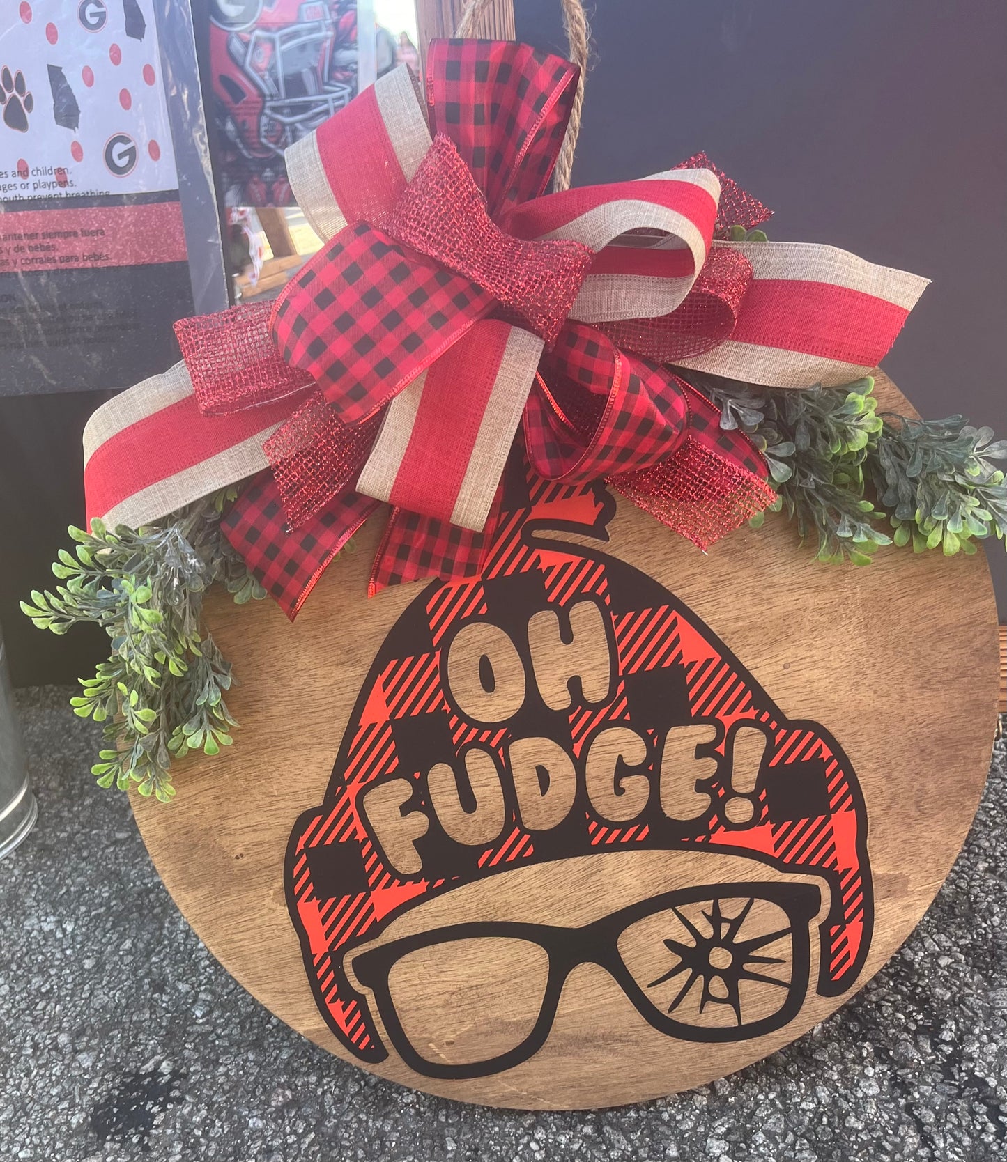 OH FUDGE DOOR HANGER