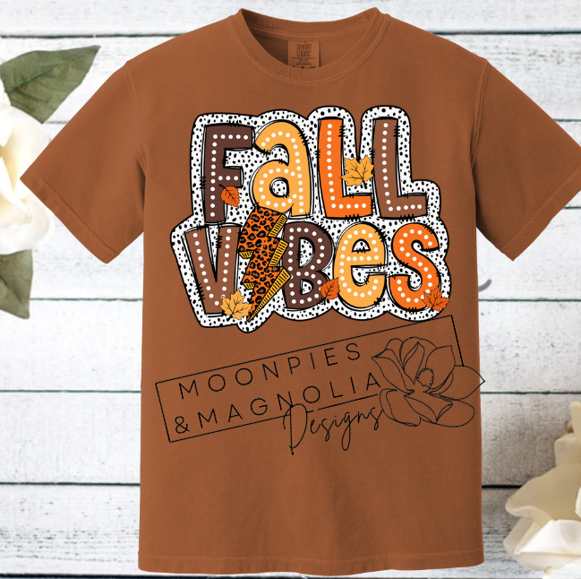 FALL VIBES COMFORT COLOR T-SHIRT
