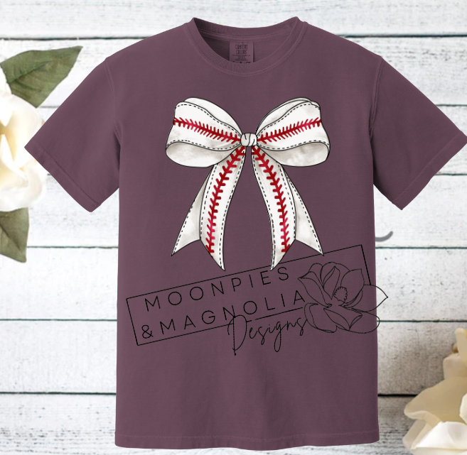 BASEBALL BOW COMFORT COLOR T-SHIRT