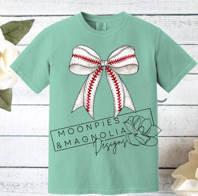BASEBALL BOW COMFORT COLOR T-SHIRT
