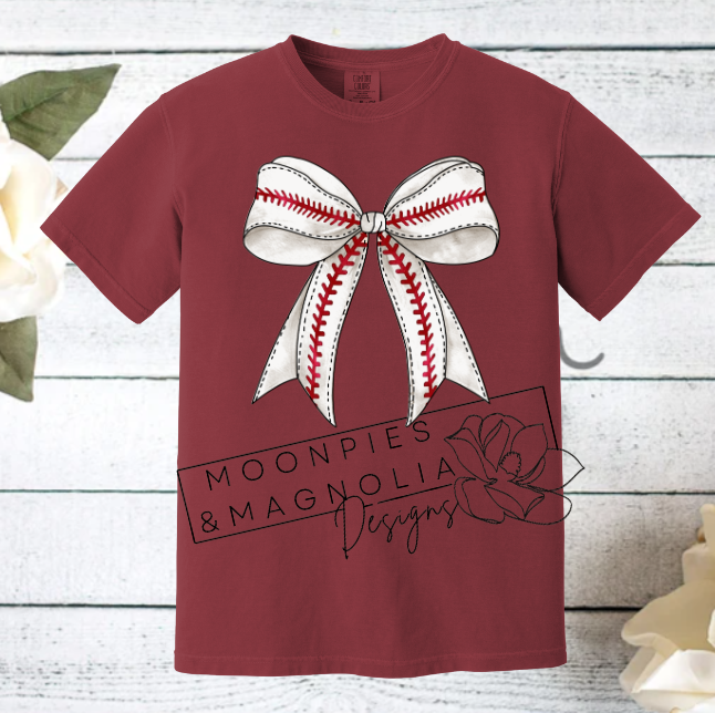 BASEBALL BOW COMFORT COLOR T-SHIRT