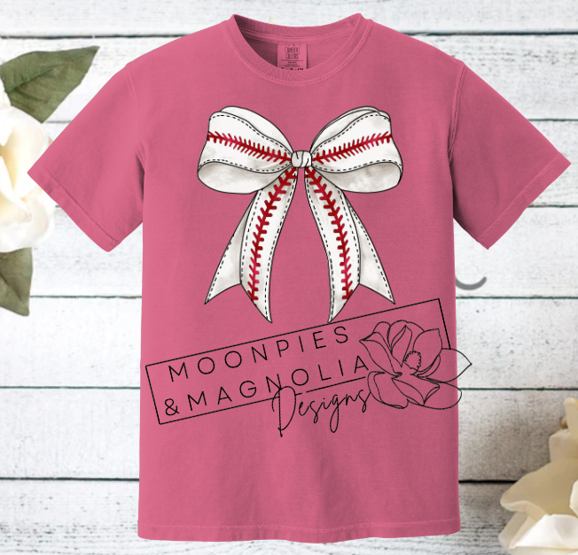 BASEBALL BOW COMFORT COLOR T-SHIRT