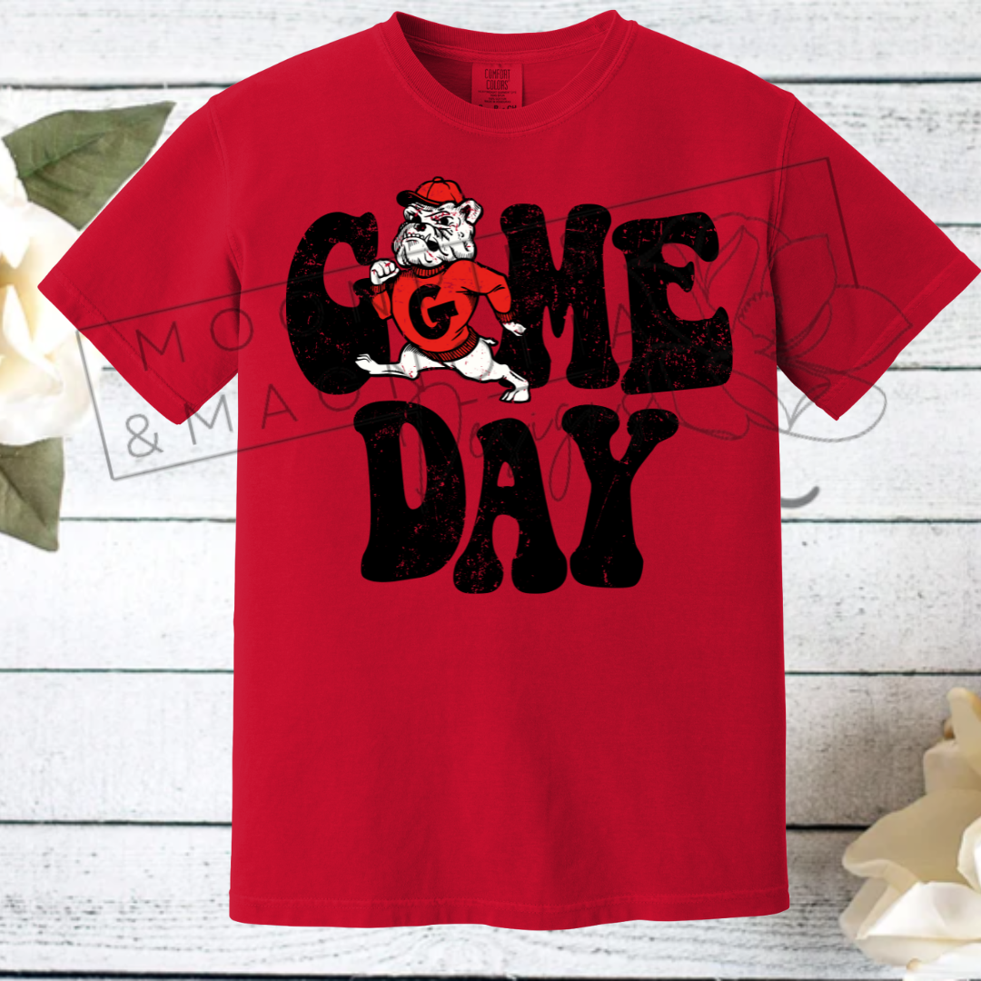 GAME DAY GEORGIA COMFORT COLOR T-SHIRT