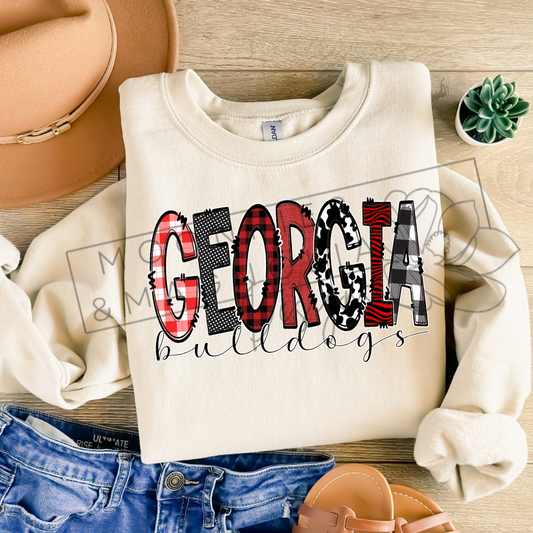 PLAID GEORGIA PRINT