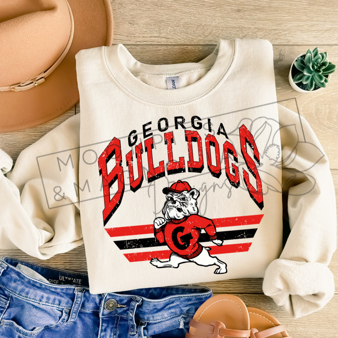 VINTAGE GEORGIA BULLDOGS PRINT