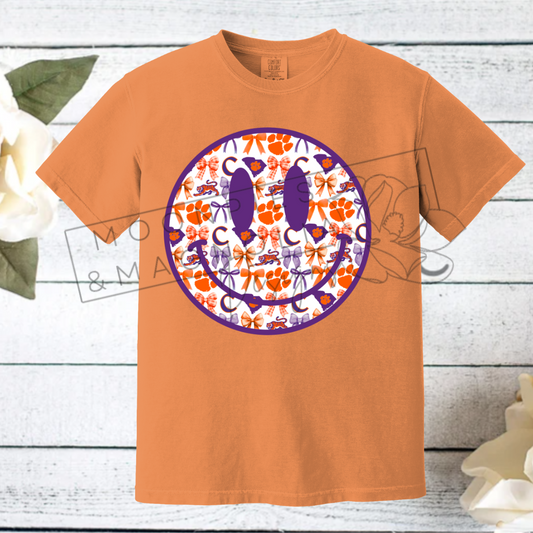 CLEMSON SMILEY COMFORT COLOR T-SHIRT