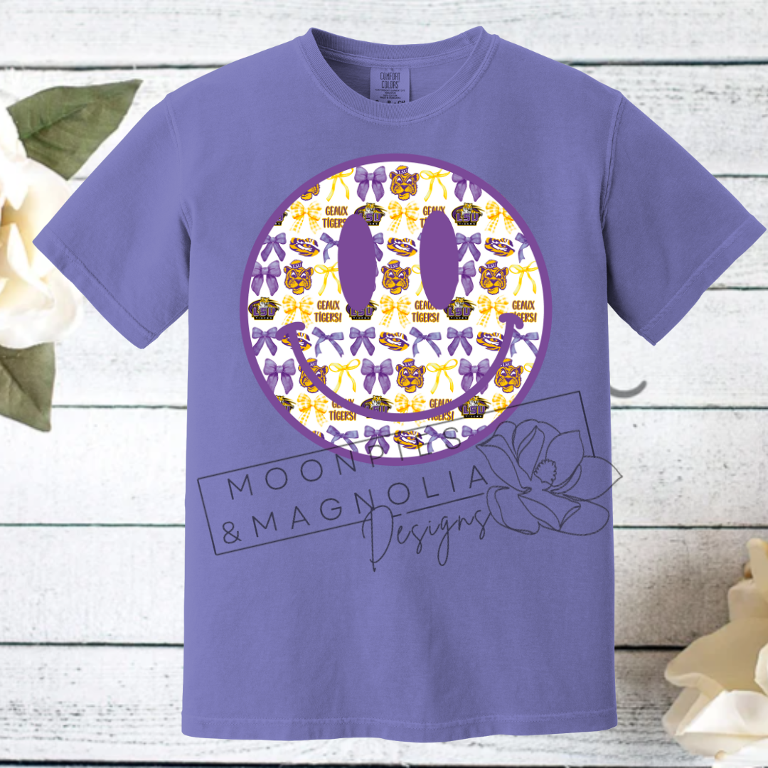 LSU SMILEY COMFORT COLOR T-SHIRT