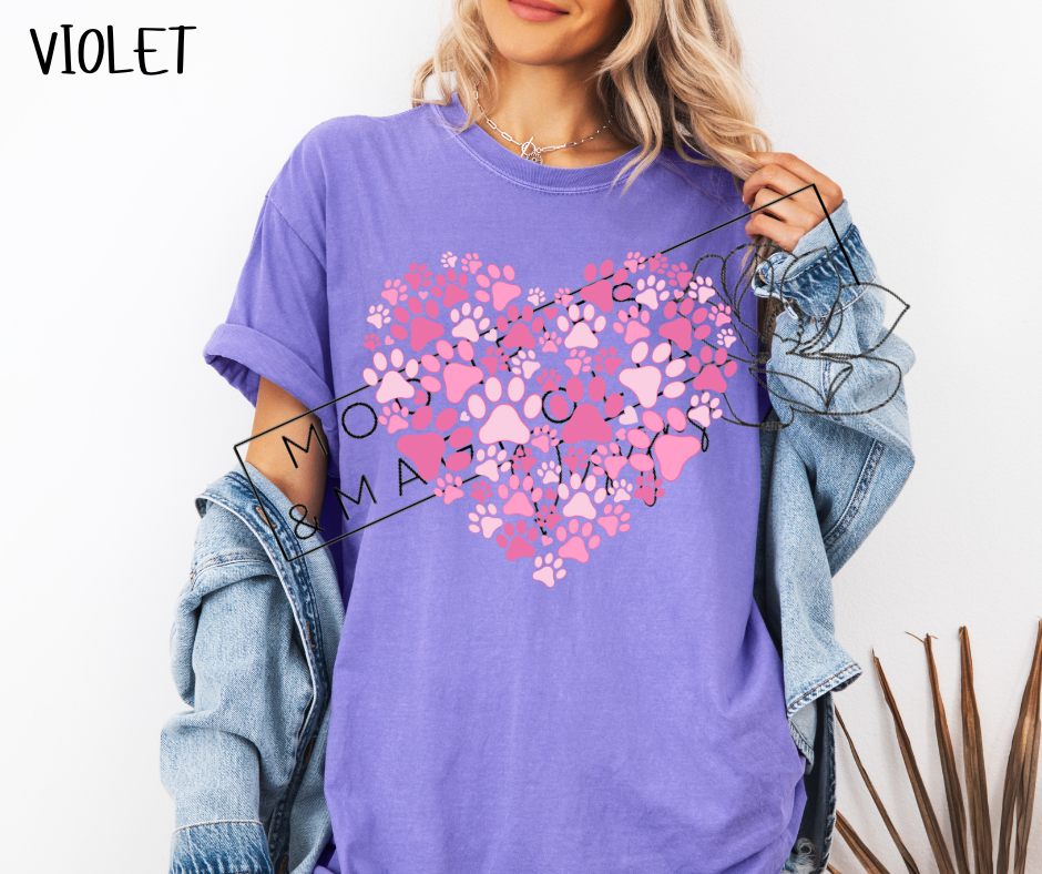 PAW PRINT HEARTS