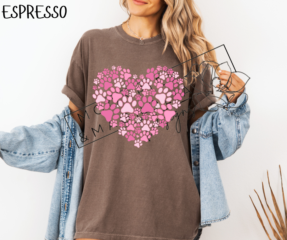 PAW PRINT HEARTS