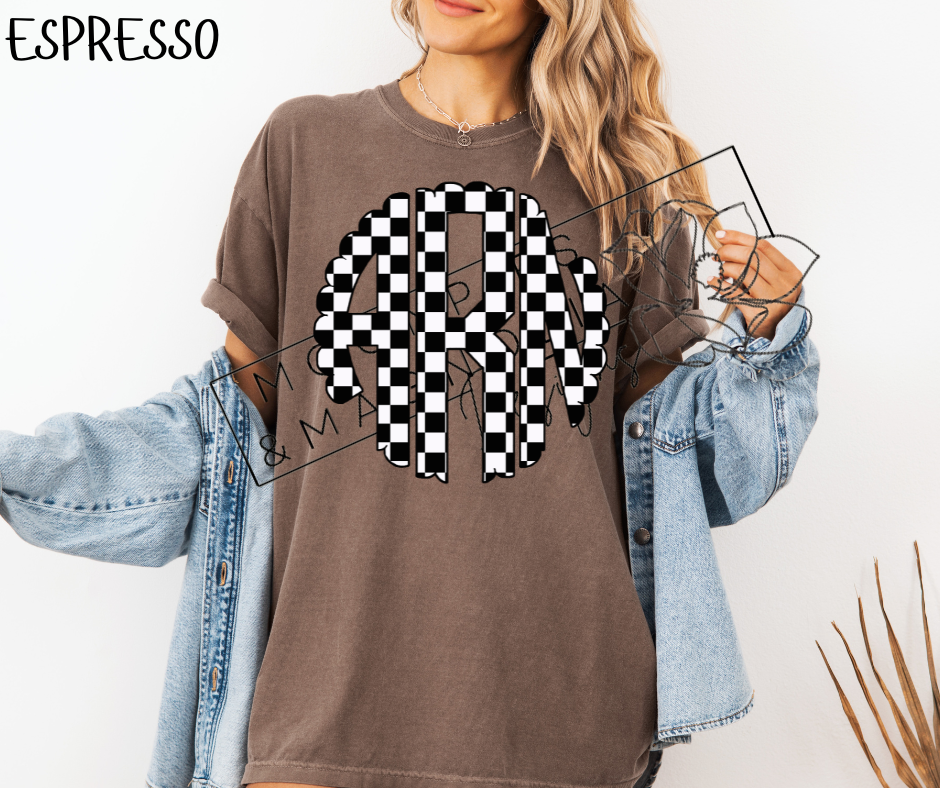 CHECKERED MONOGRAM CC SHIRTS