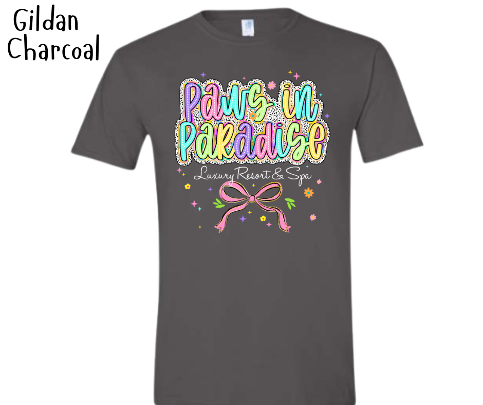 Paws in Paradise CLIENT SHIRTS