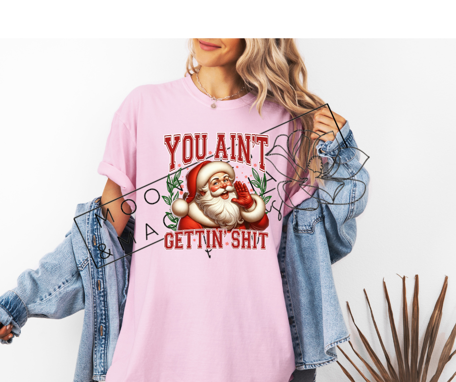 YOU AINT GETTIN SHIT SHIRT/CREW