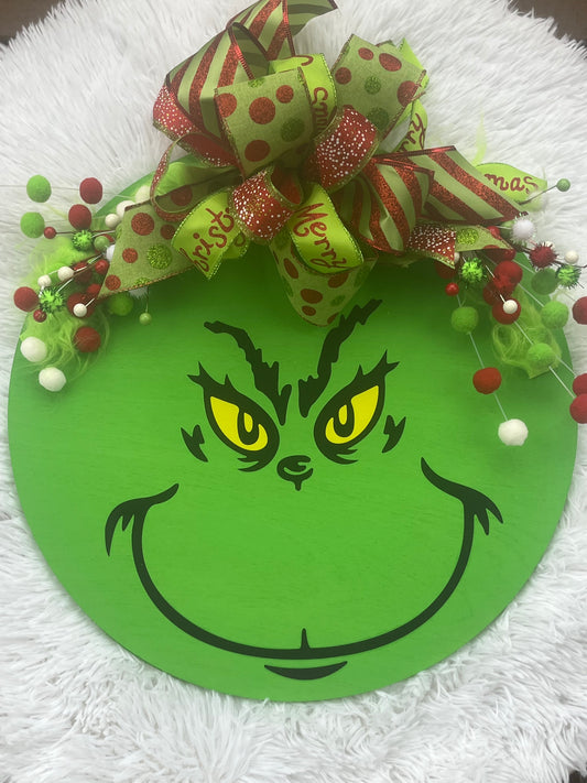 GRINCH DOOR HANGER