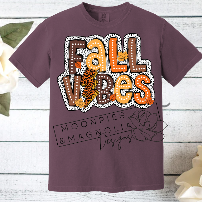 FALL VIBES COMFORT COLOR T-SHIRT