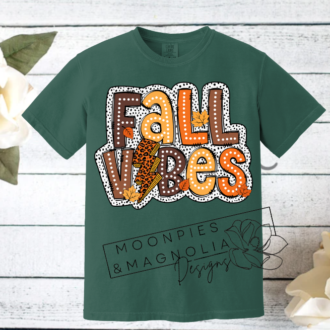 FALL VIBES COMFORT COLOR T-SHIRT