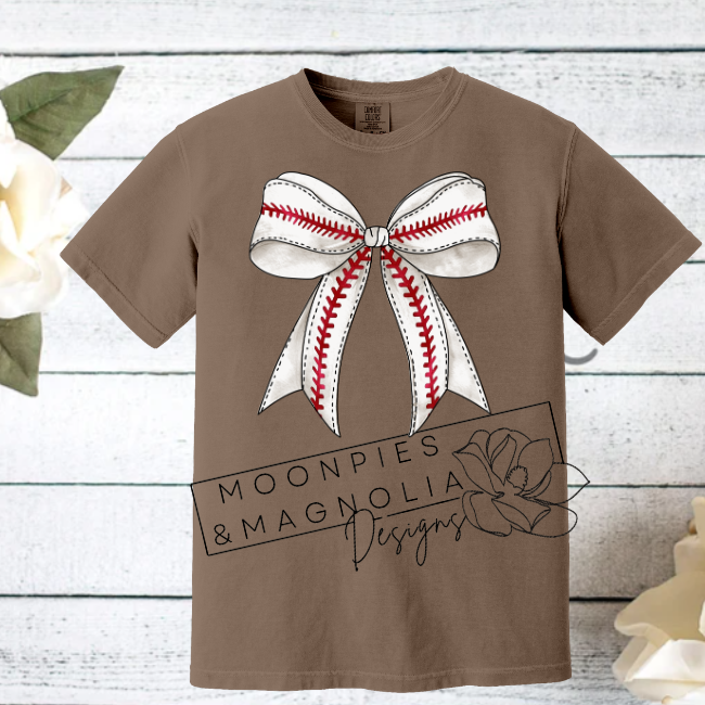 BASEBALL BOW COMFORT COLOR T-SHIRT