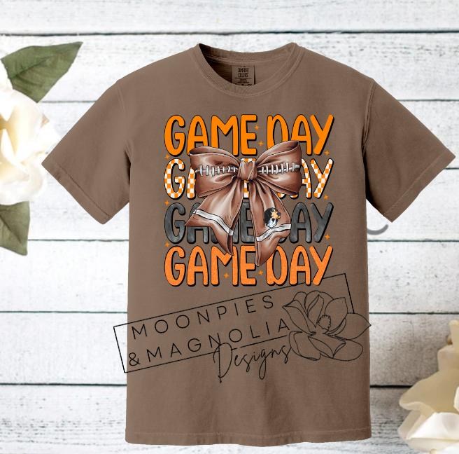 TENNESSEE GAME DAY BOW COMFORT COLOR T-SHIRT