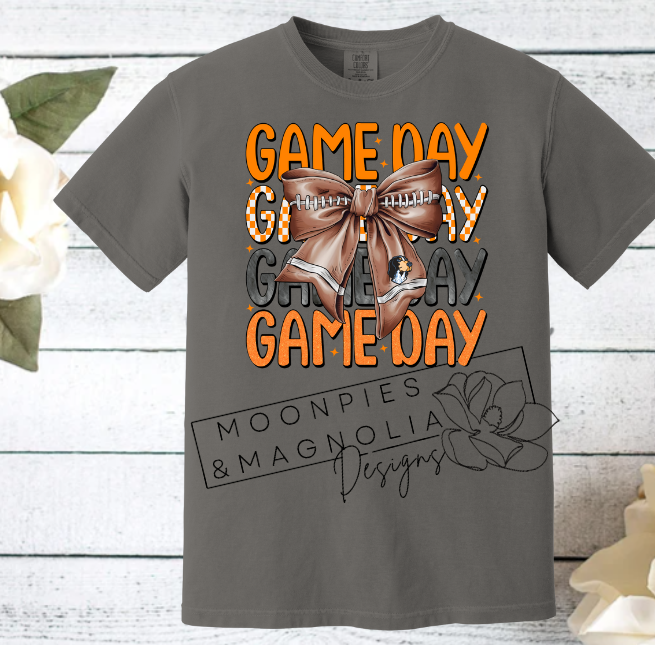 TENNESSEE GAME DAY BOW COMFORT COLOR T-SHIRT