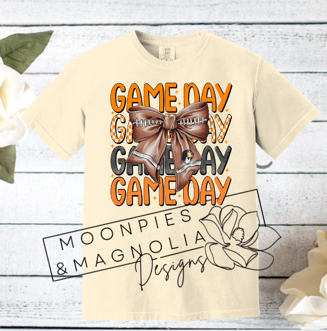 TENNESSEE GAME DAY BOW COMFORT COLOR T-SHIRT