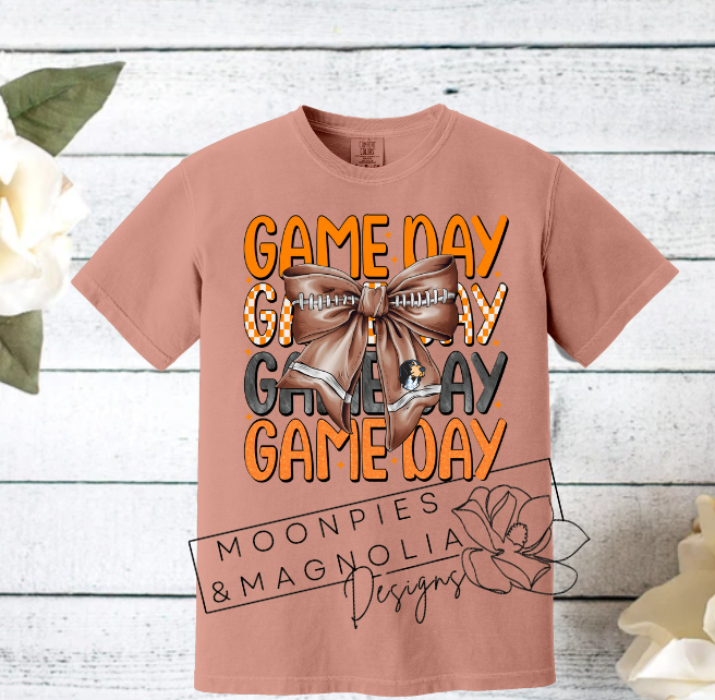 TENNESSEE GAME DAY BOW COMFORT COLOR T-SHIRT